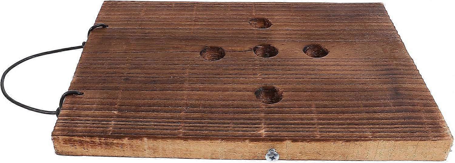 Solid Wood Hanging Plaque for Epiphytic Plants, Rustic