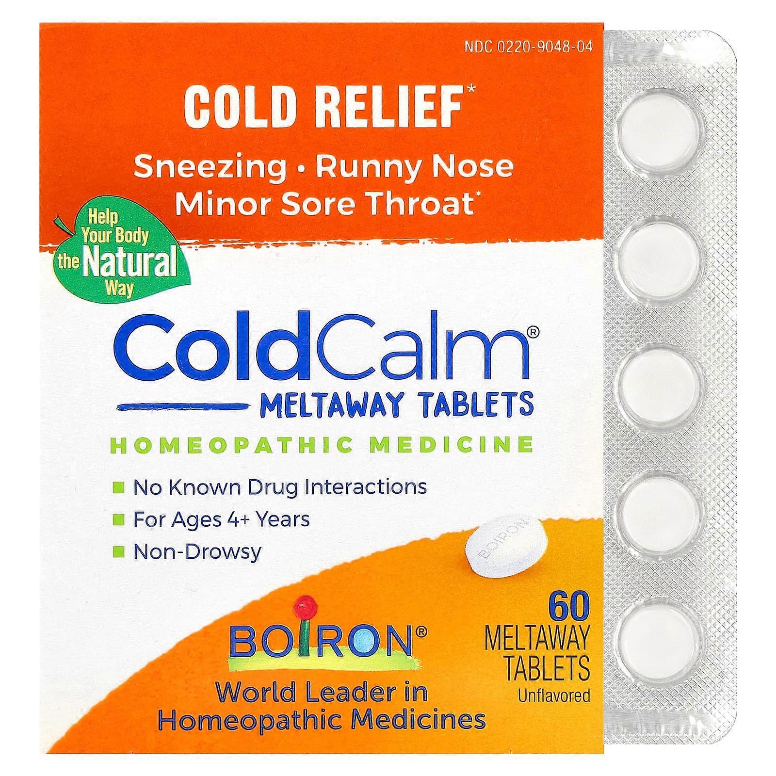 Boiron, Coldcalm, 60 Quick-Dissolving Tablets