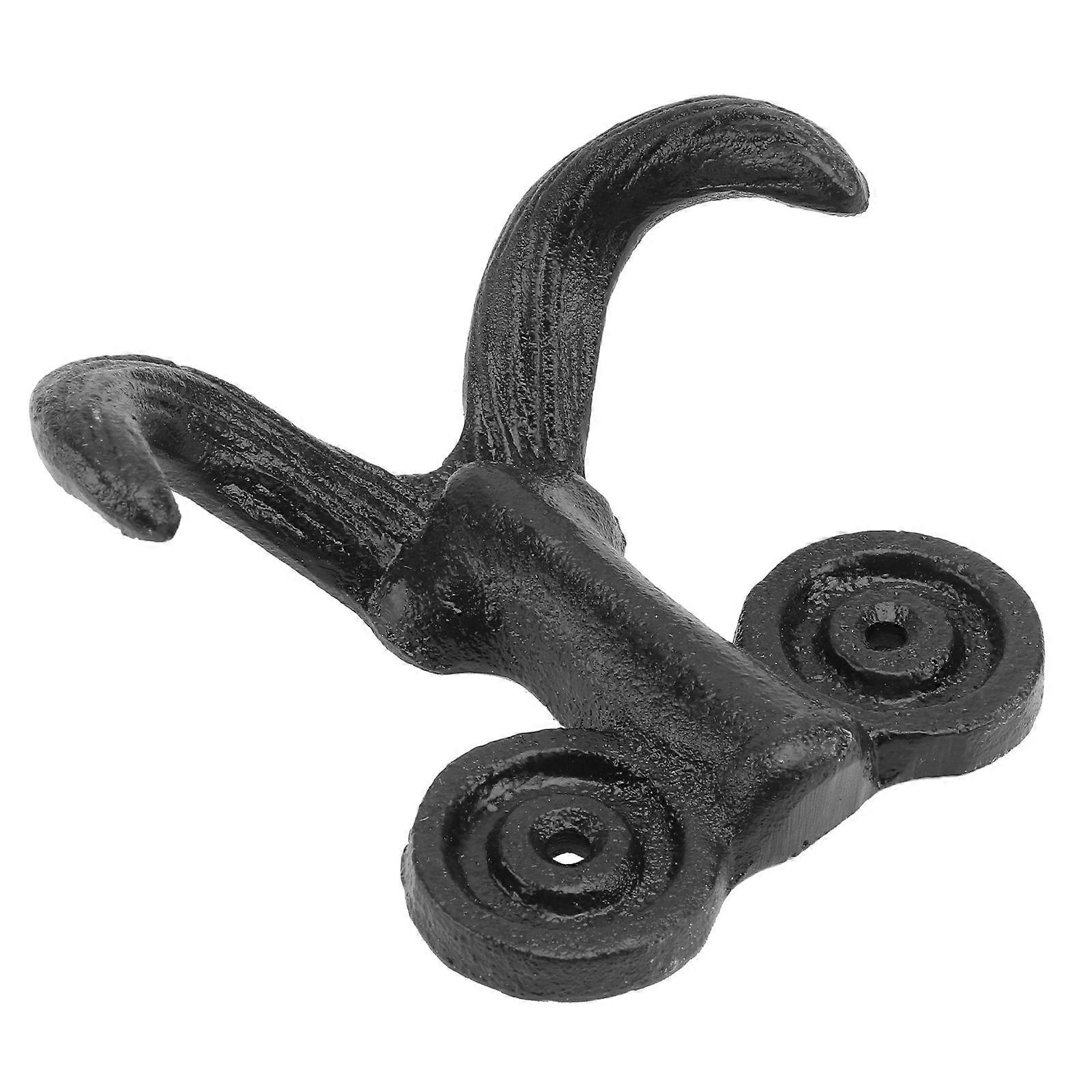 Black Beard Hook Iron Wall Mounted Hook for Hanging Use