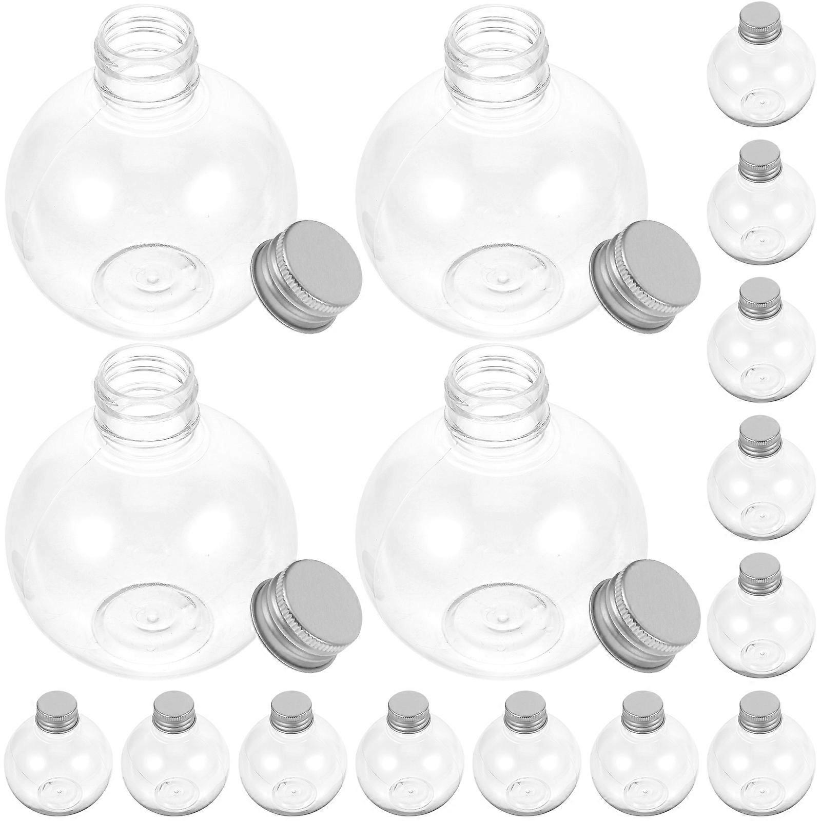 Spray Bottle Transparent Plastic Bulb Shape for Storage Use 25Pcs