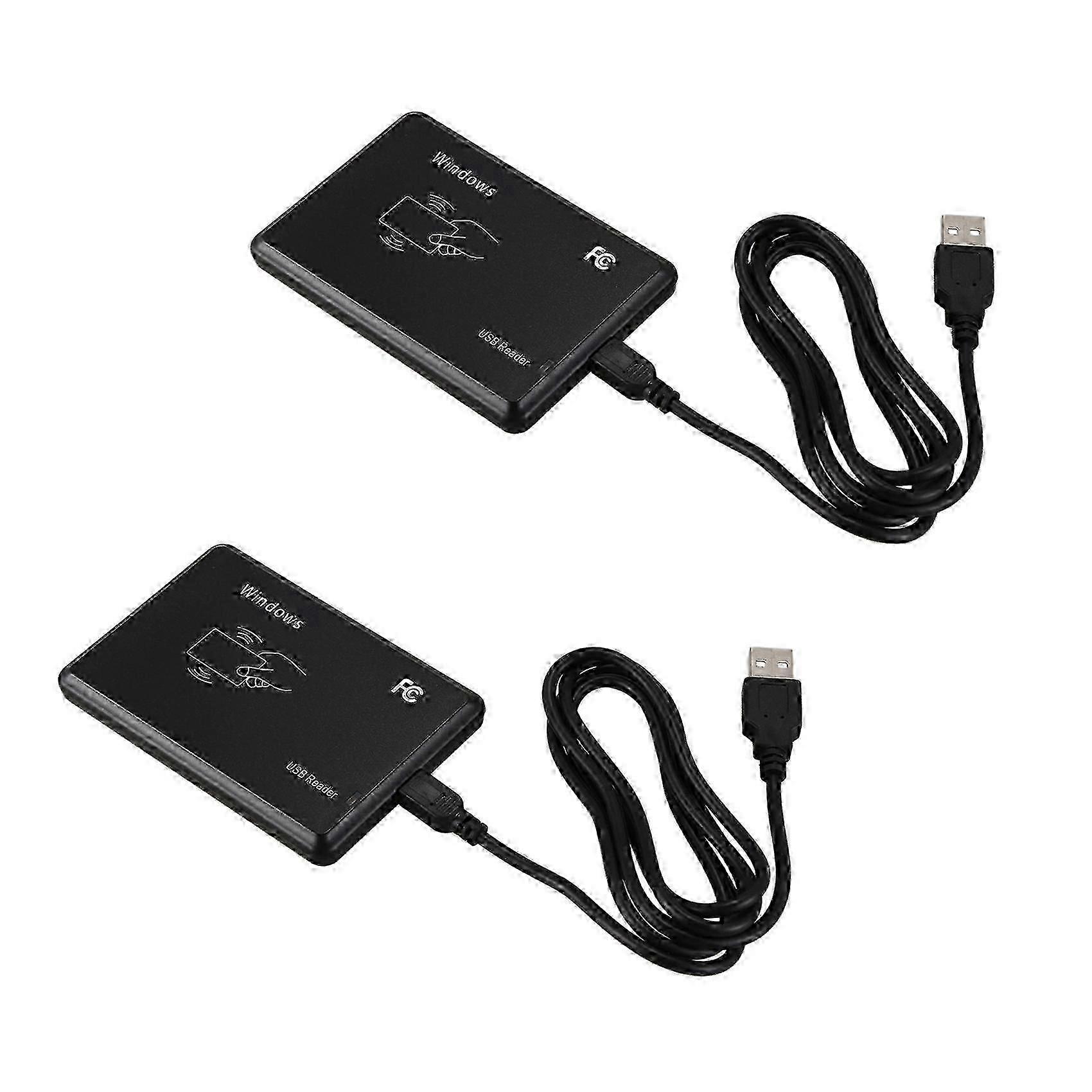2X USB RFID DeskTop ID Card Reader Contactless Card Reader
