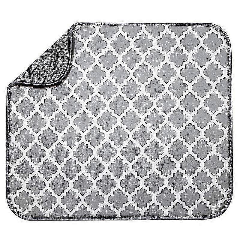 Microfiber Sponge Plaid Coasters - Moisture Absorbent Home Decor