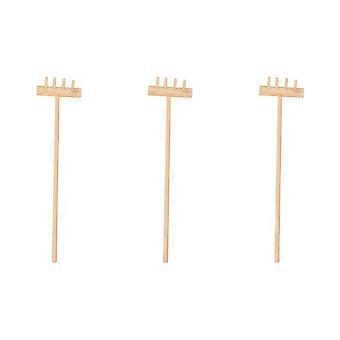 3 Pcs Zen Rake Mini Zen Garden Rakes Meditation Sand Zen Garden Tools Kids Gift