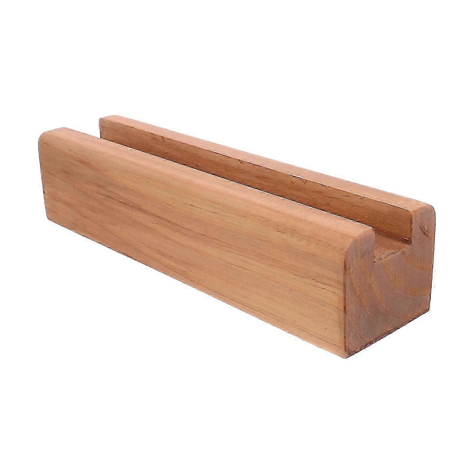 Solid Wood Floor Mirror Stand with Anti-Skid Support