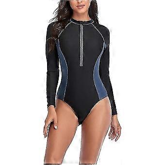 Women's Short Wetsuits, 3 Mm Neoprene Wetsuits With Front Zip