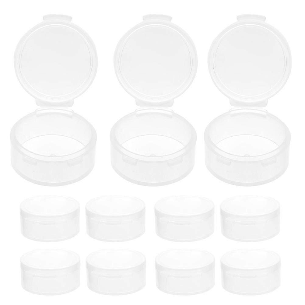 Clear Plastic Ear Plug Storage Case, Portable Small Item Organizer Box