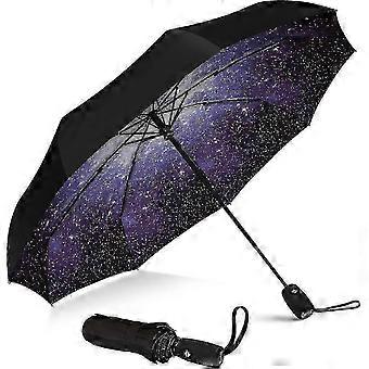 Umbrella, Automatic Open Folding Windproof Travel Umbrella, Compact Lightweight Portable for Rain and Daily Use
