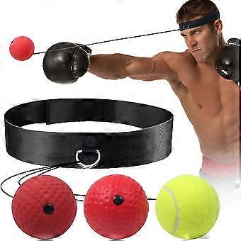 Box-Trainingsball, Box-Reflexball-Speed-Training Geeignet für Erwachsene / Kinder Beste Boxausrüstung für Training, Hand-Auge-Koordination und Fitness