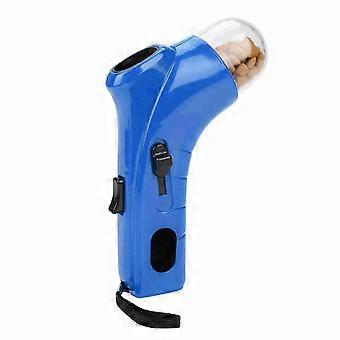 Interactive Blue Pet Food Catapult Dispenser 18.5x11x4.5cm 26-27