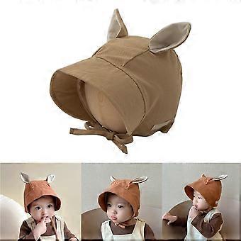 Babymütze Frühling/Sommer Sonnenkappen für Jungen und Mädchen mit niedlichen Eichhörnchenohren