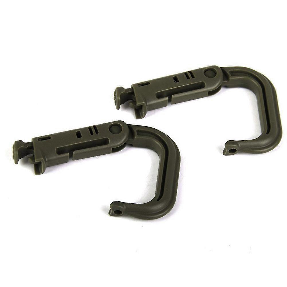 -Ring Locking Buckles for Webbing 10Pcs Multipurpose Tactical Use