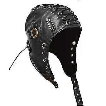 Chapeau steampunk avec des lunettes hommes Punk oreillette chapeau Steampunk oreillette chapeau bomber SteamPunk TrapperHat Punk chapeau