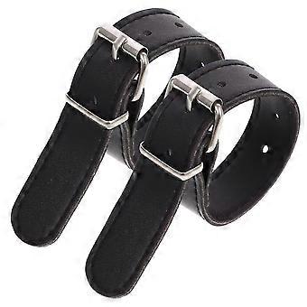 1 Pair PU Bicycle Basket Straps, Front Bike Basket Replacement Straps for Secure Basket Fixing