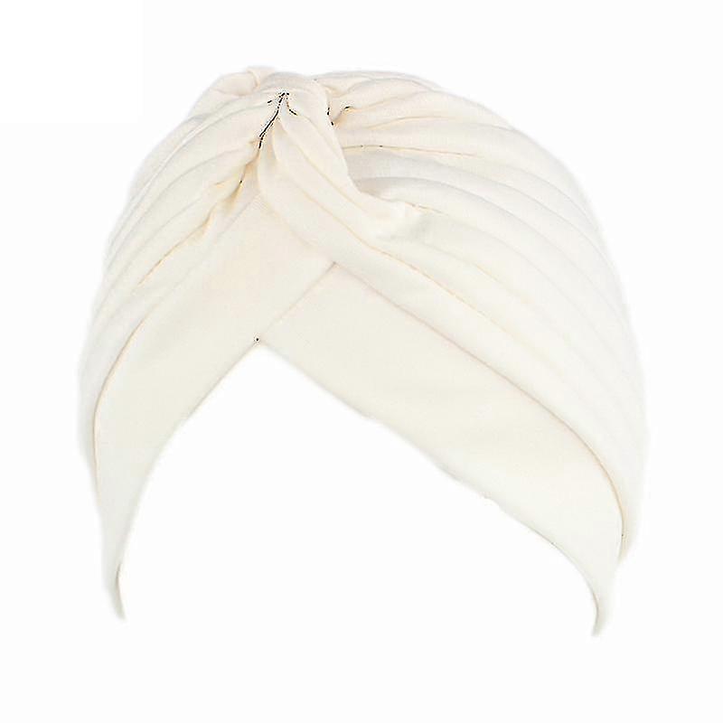 Womens Solid Turban Hat Head Wrap Beanie Chemo Cap Headwear
