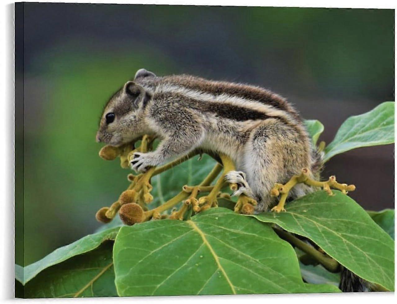 Squirrel Chipmunk Hungry Jigsaw Puzzles VV703