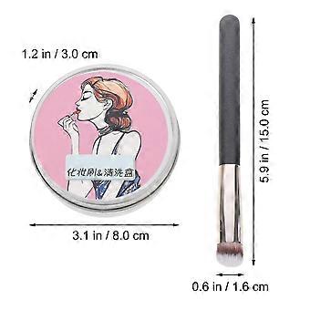 Concealer-Pinsel und Reinigungsset für professionelles Make-up-Werkzeug