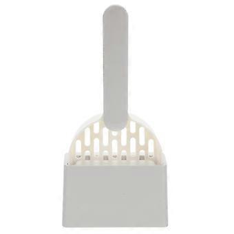Cat Litter Scoop with Holder Set, ABS Sifter for Effective Pet Waste Cleaning, Wide Mouth Design for Small to Large Cats