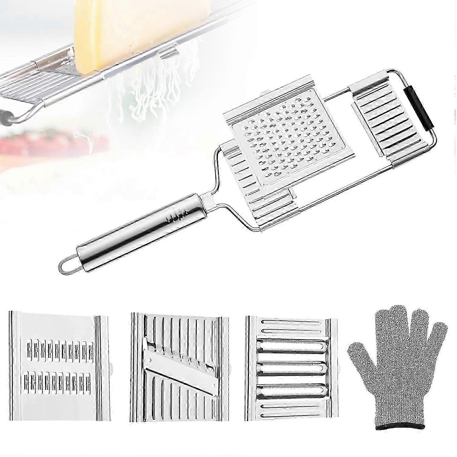 4-piece set+gloves+color box multifunctional vegetable cutter