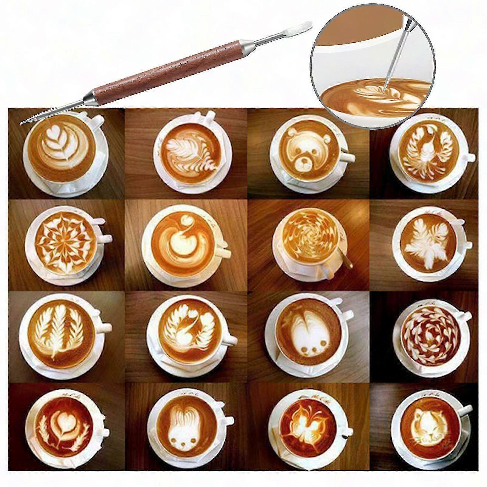 Double Head Coffee Needle for Latte Art & DIY Mixing