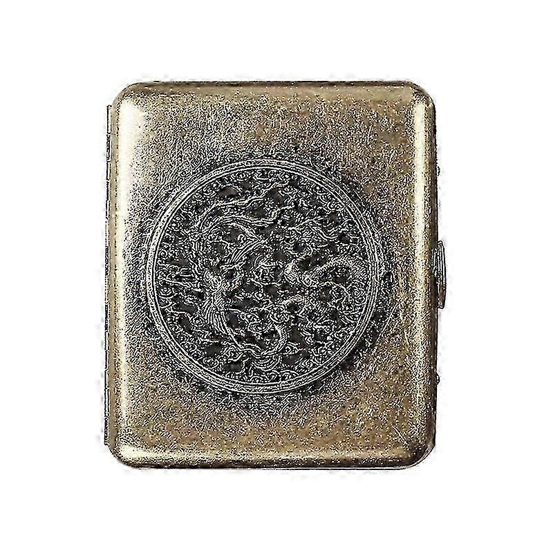 Retro Bronze Metal Cigarette Case