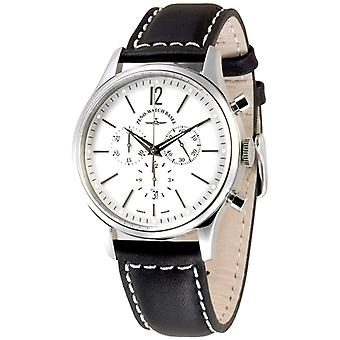 Zeno pilot Swiss Quartz analog man Watch med koskind armbånd 6564Q_W