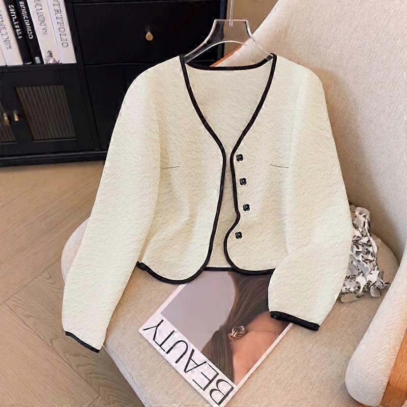 V Neck Long Sleeve Solid Color Casual Shirt Jacket