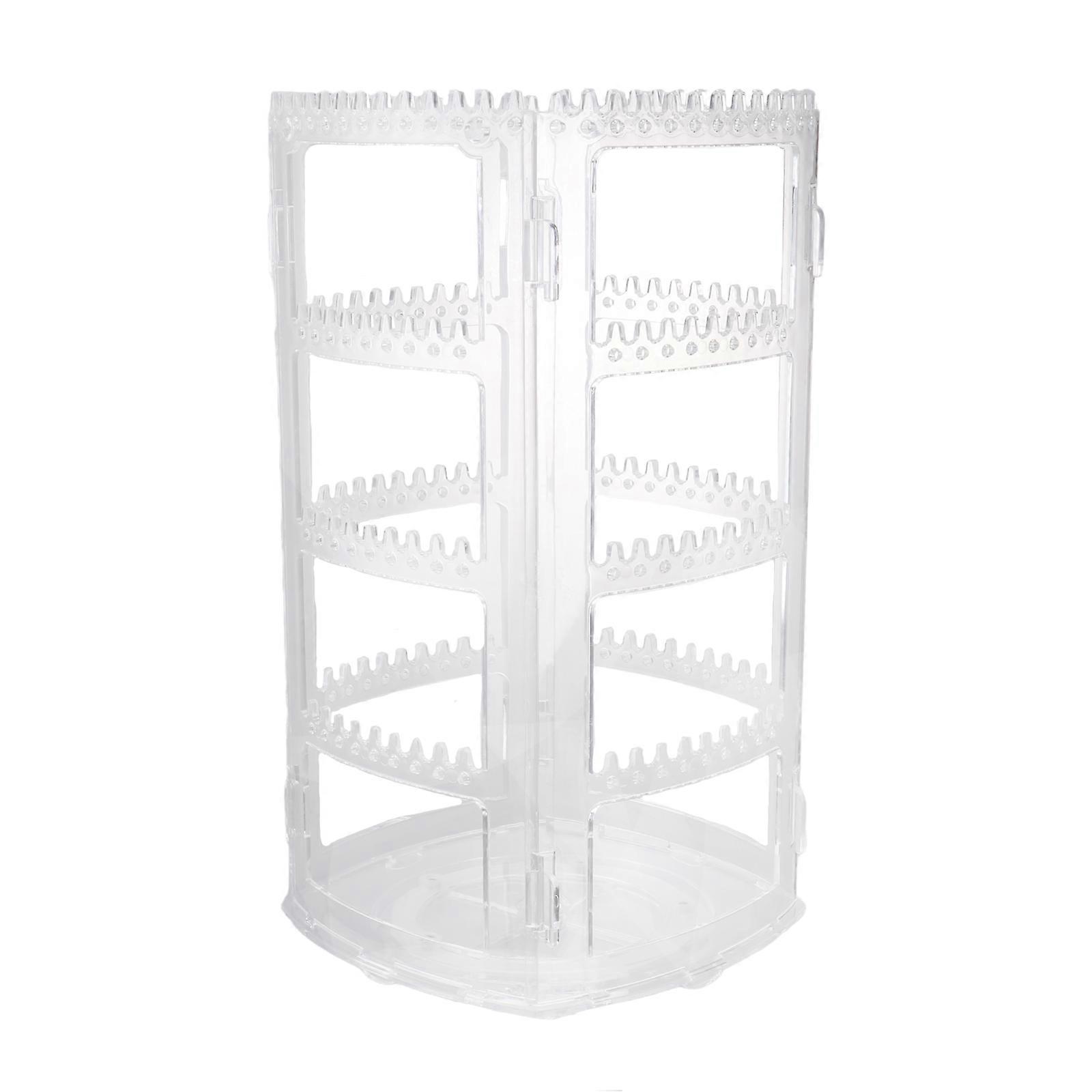 Rotating Earrings Rack Large Capacity Multi-Layer Display Rack for 4Pcs Earrings