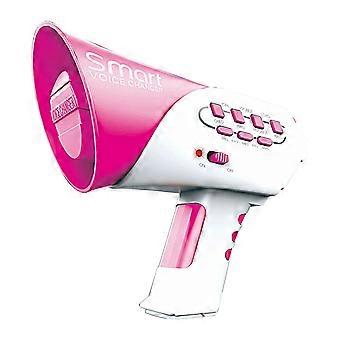 Pink Kids Voice Changer Toy Megaphone with 7 Voice Effects, Robot Mode, Fun Party Gift for Girls