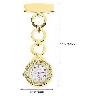 Nurse Watch for Nurse Use Fashionable Golden Alloy