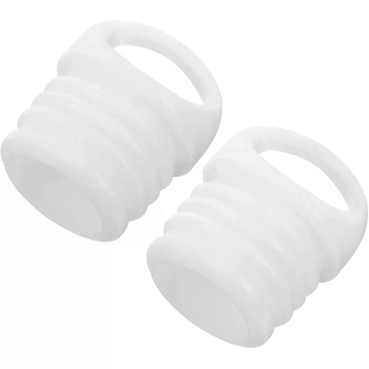 2pcs Rubber Mop Bucket Stopper Small Outlet Plug Replacement