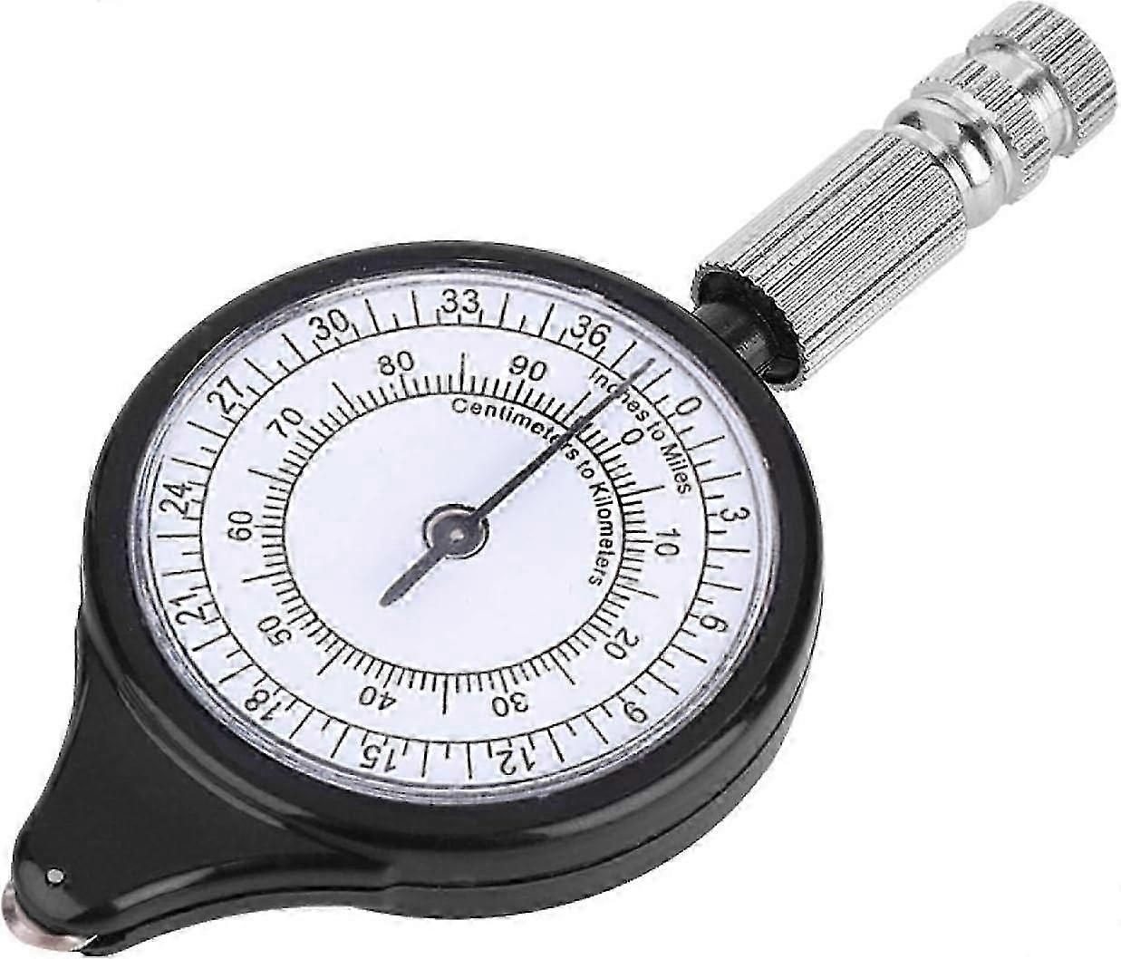 Compact Metal Map Distance Gauge