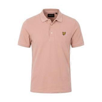 Lyle & Scott Plain Polo Shirt Pink Grapefruit