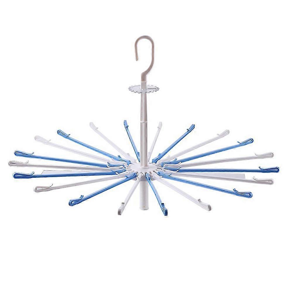 20-Clip Umbrella Rotating Towel Rack