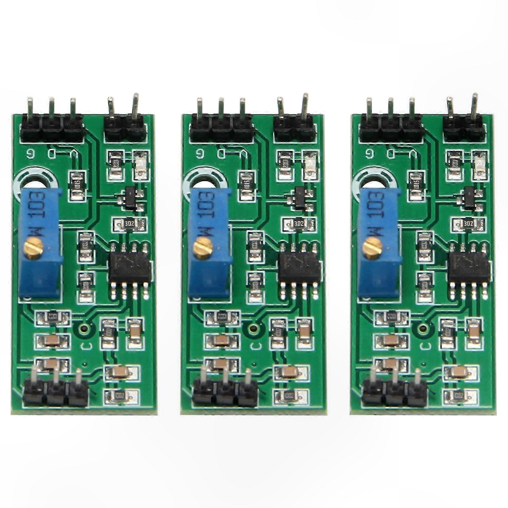 3pcs LM393 Voltage Comparator Module, 3.5-24V Analog Comparator Control with LED Indicator & High Level Output