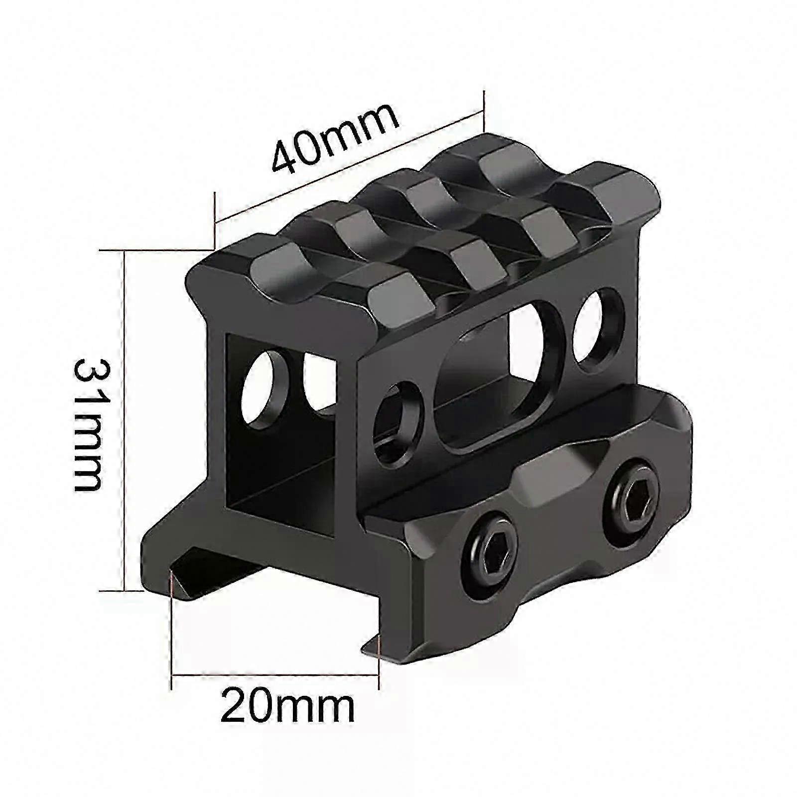 Aluminum 1-Inch Picatinny Scope Riser