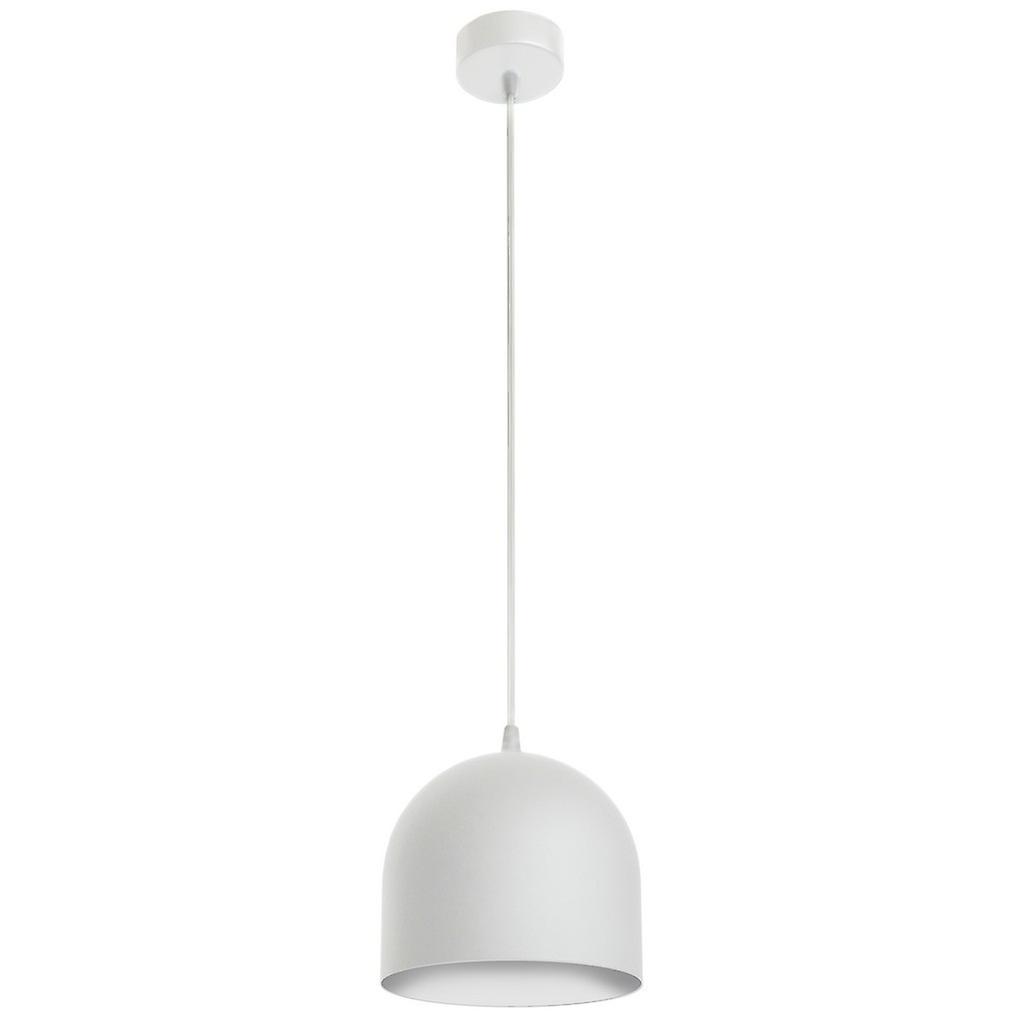 Madison Dome Pendant Ceiling Light White 17cm