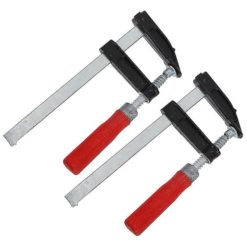 20X8cm Silver Tool Clamps & Vises 2 Pcs F Clip Fastening Fast Woodworking Clip Fixing Tool Clamp For