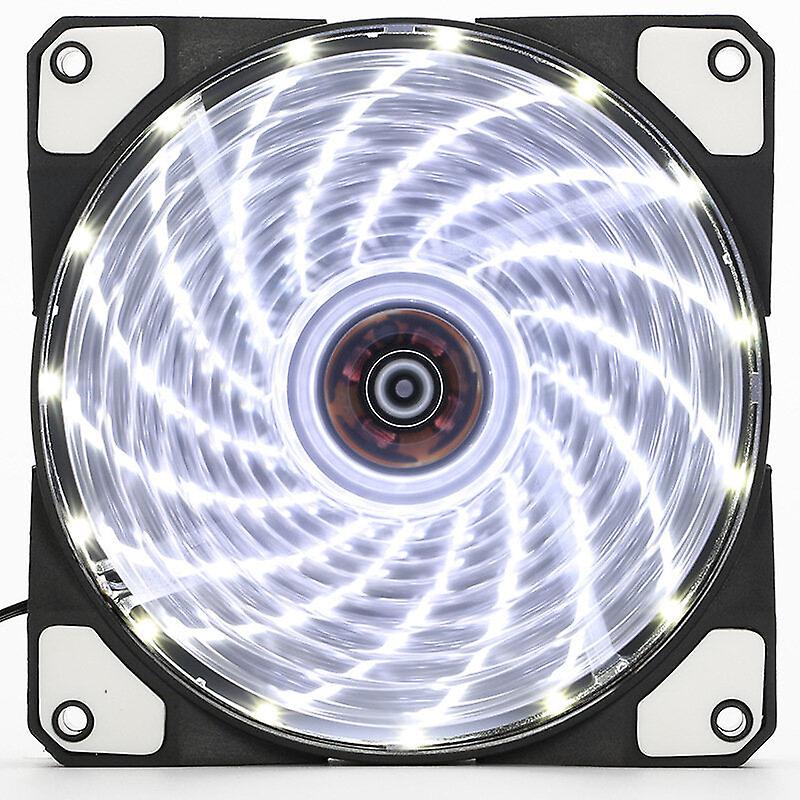 Desktop Computer Case Fan 12cm 15 Lamp Streamer Fan Rgb Led Glare Light Laptop Pc Case Cooling Fan