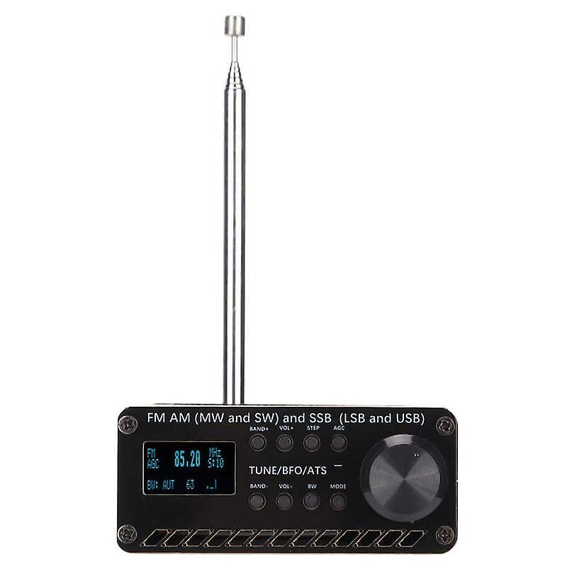 Radio Recorder Multi Conversion Portable Radio Receiver Built In Battery Aluminum Alloy Case Si4732 For Worldwide Reception