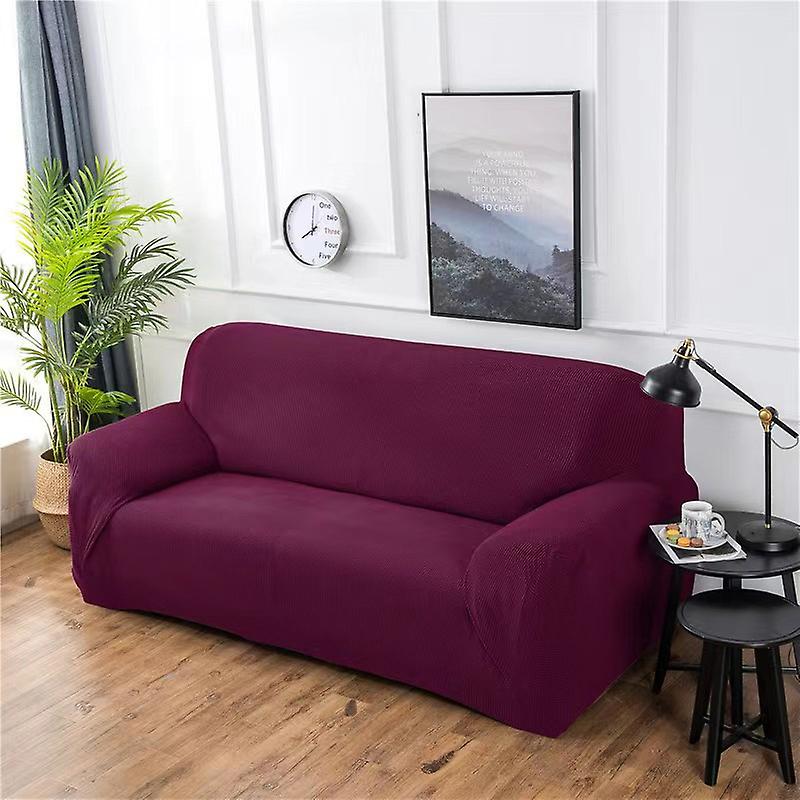 1-4 Person Plush Anti-skid Sofa Cover Elastic All Inclusive Sofa Cover A07