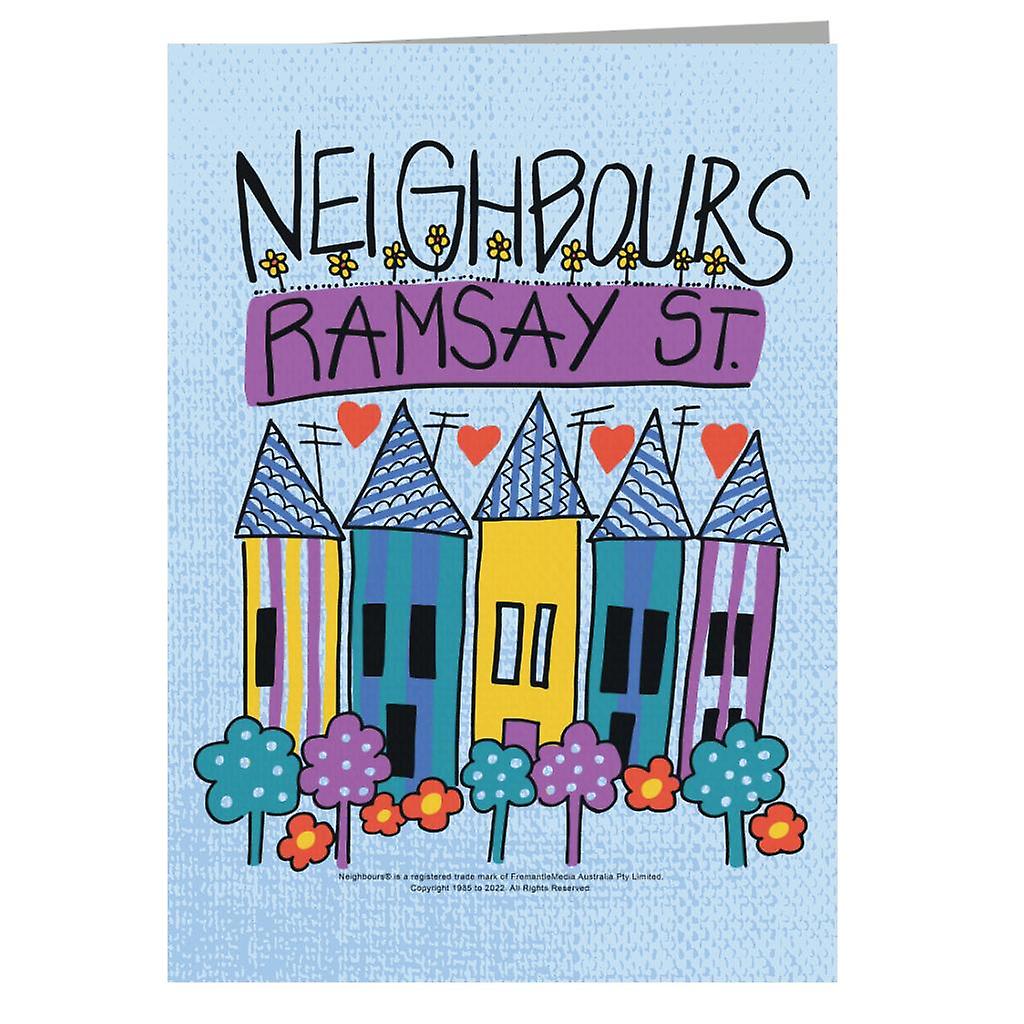 Neighbours Retro Ramsay St Greeting Card