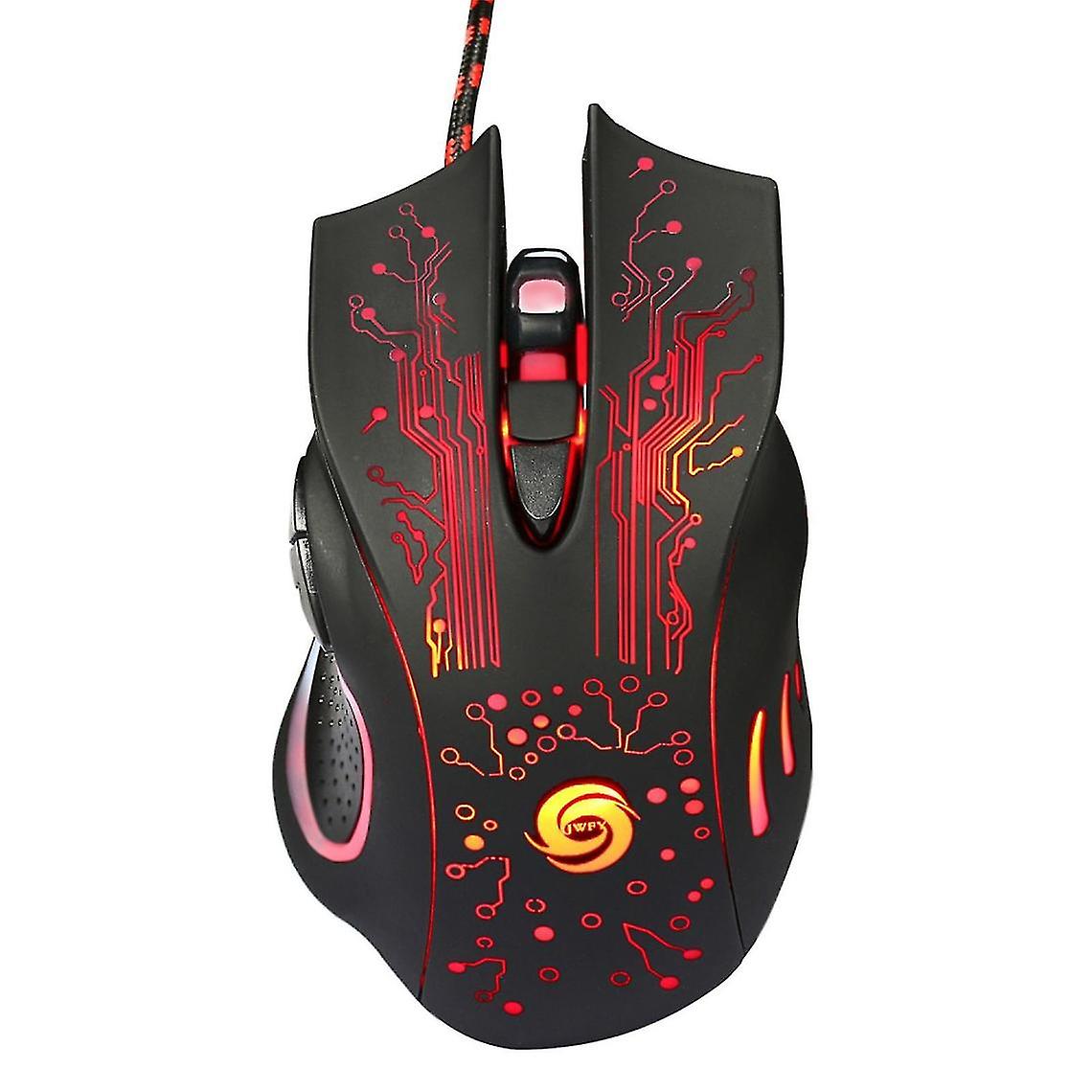Ergonomische Gaming-Maus mit 6 programmierbaren Tasten