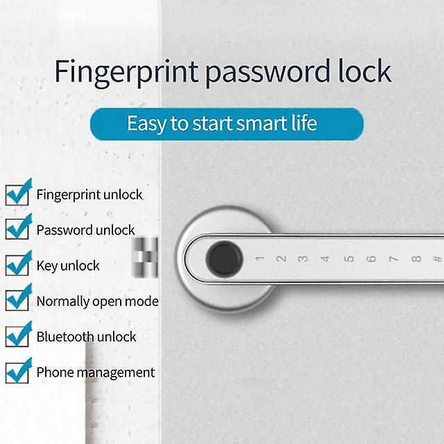 Fingerprint Door Lock Smart Biometric Fingerprint Password Locks Security Intelligent Password