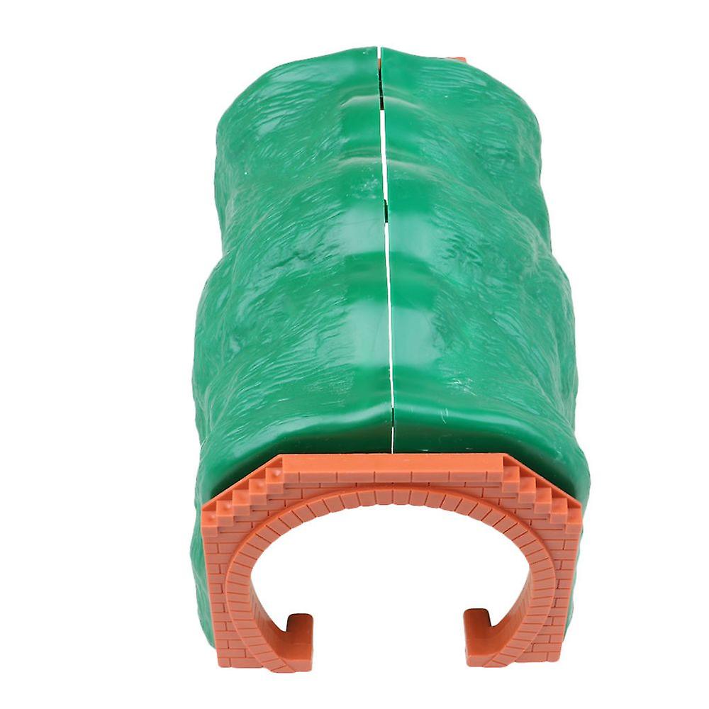 sand table model cave train tunnel cave train railway props green