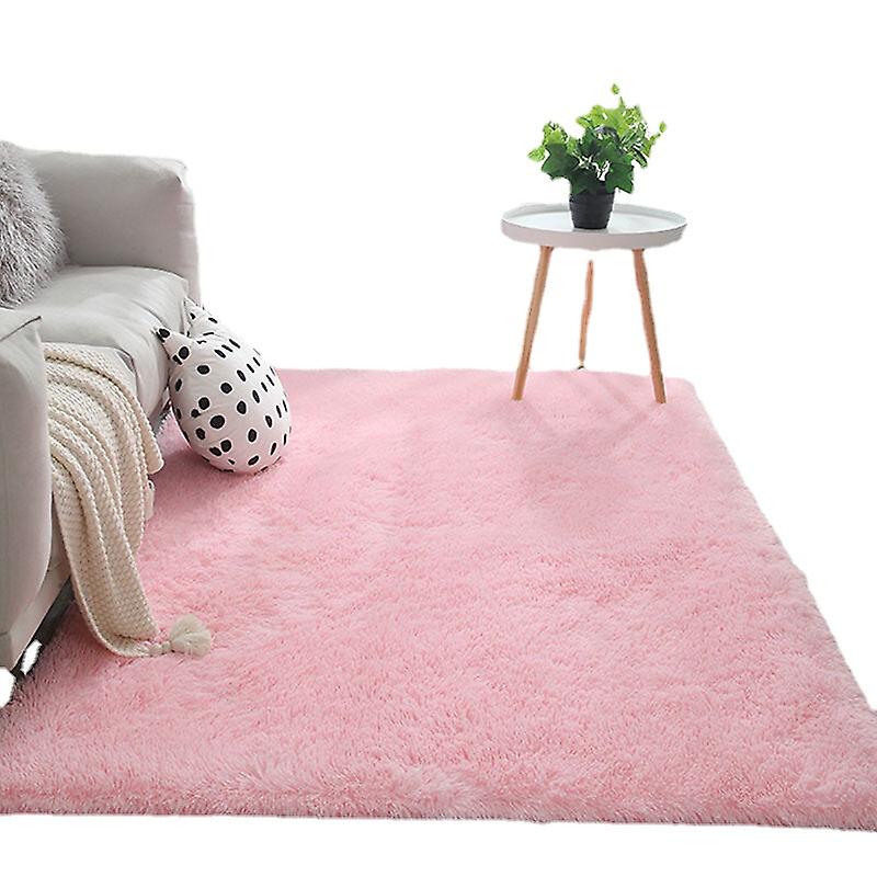 160X200cm Non-slip Washable Soft Plush Living Room Floor Mat Carpet Home Decor