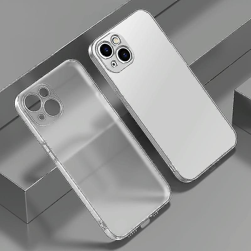 For Iphone 13 Pro Max Electroplated Edge Frosted Tpu Shockproof Case