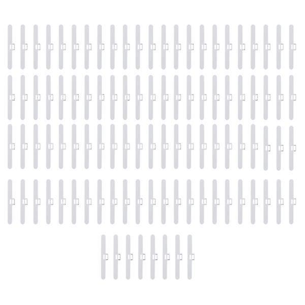 100pcs Vertical Blind Accessories Blinds Replacement Spares For Home (white)