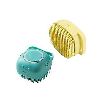 Silic Bath Brush Erwachsene Badebürste Badebürste Hund Badebürste Pet Massa Brus