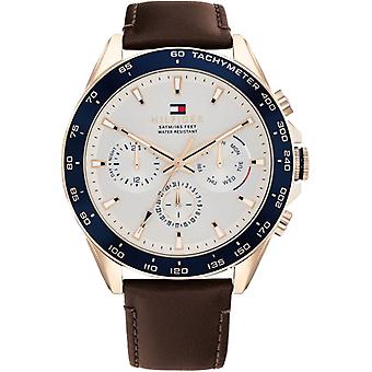 Owen Men's Analog Quartz Watch with Cowhide Bracelet 1791966