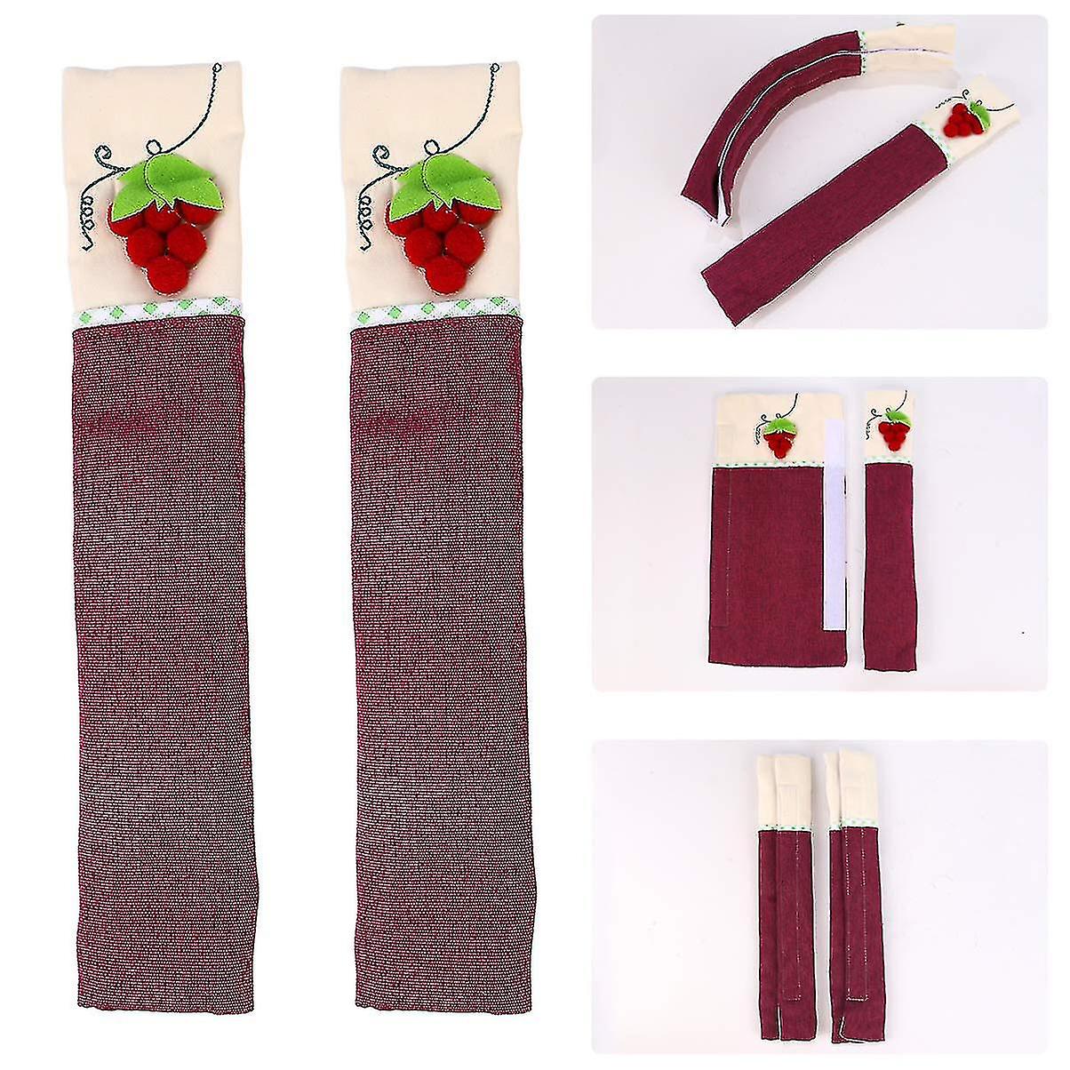 1 زوج أغطية أبواب الثلاجة ، ثلاجة ميكروويف غسالة صحون باب القماش حامي ، حافظ على مطبخك